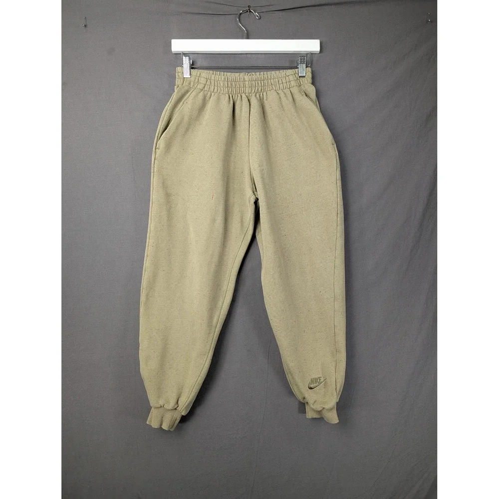 Nike Sportswear Kids Fleece Joggers Oil Green  Size Large